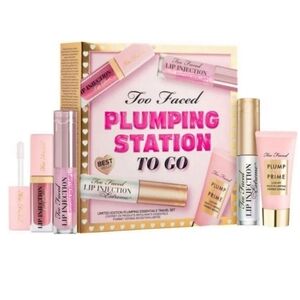 Too Faced Plumping Station To Go Travel Lip And Face Set